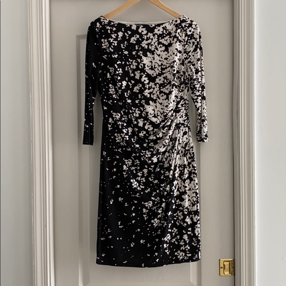 Chaps Black and White Dress, size Medium